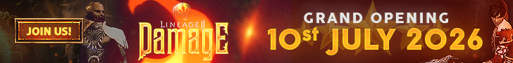 ★ L2DAMAGE TOP 1 PVP SERVER. GRAND OPENING 10 JULY 2026 ★
