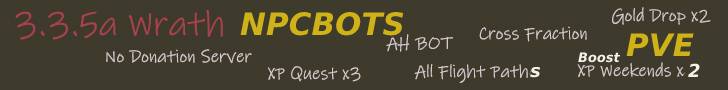 BlitzReborn 3.3.5a Wrath NPCBOTS