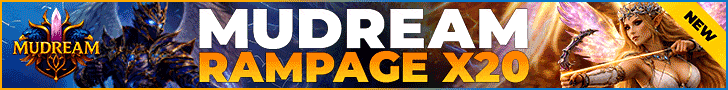 ⚔️ MUDREAM 7.0: Rampage X20 - 60 FPS - 10000+ Online 🔥
